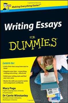 portada Writing Essays for Dummies (in English)
