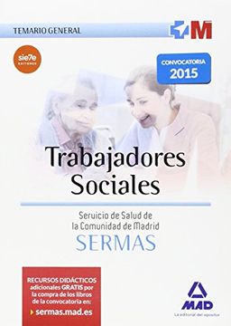 portada Trabajadores Sociales del Servicio Madrileño de Salud. Temario General