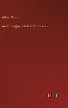 portada Anmerkungen zum Text des Lebens (in German)