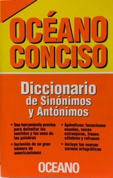 portada Diccionario de Sinónimos y Antónimos - Océano Conciso