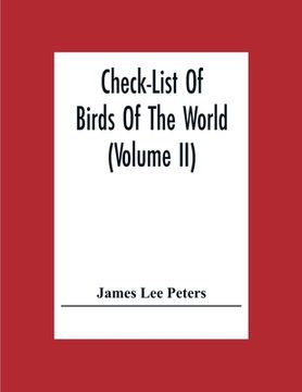 portada Check-List Of Birds Of The World (Volume Ii) (en Inglés)