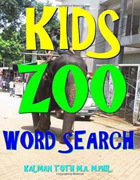 portada Kids Zoo Word Search: 111 Extra Large Print Educational Themed Puzzles