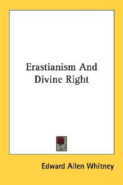 portada erastianism and divine right (en Inglés)