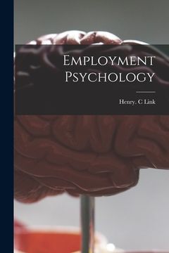 portada Employment Psychology (en Inglés)