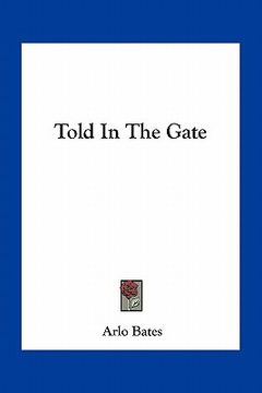 portada told in the gate (en Inglés)