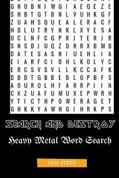 portada Search and Destroy Word Search: Heavy Metal Word Search
