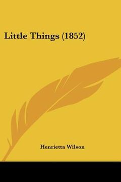 portada little things (1852) (en Inglés)
