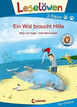 portada Leselöwen 2. Klasse - ein wal Braucht Hilfe: Erstlesebuch für Kinder ab 6 Jahre (in German)