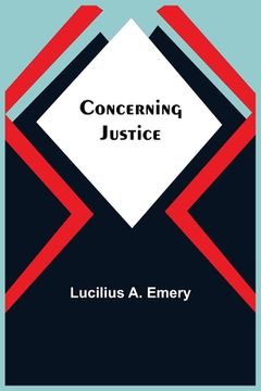 portada Concerning Justice