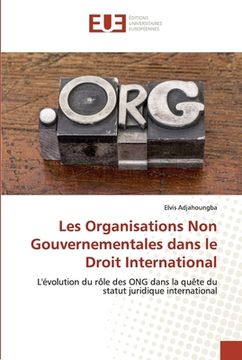 portada Les Organisations Non Gouvernementales dans le Droit International (en Francés)
