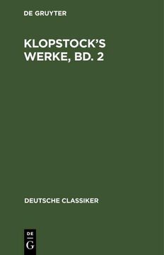 portada Klopstock¿ S Werke, bd. 2 (en Alemán)