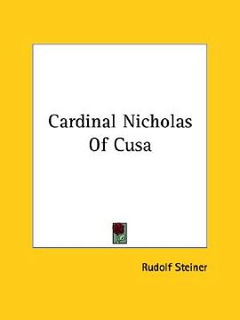 portada cardinal nicholas of cusa (en Inglés)