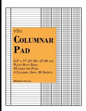 Libro Columnar Pad: 8. 5