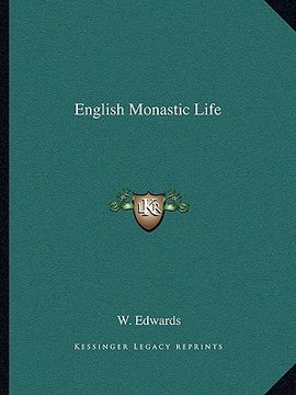 portada english monastic life (en Inglés)