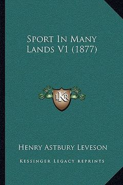 portada sport in many lands v1 (1877) (en Inglés)