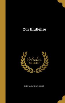 portada Zur Blutlehre (en Alemán)