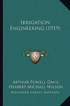 portada irrigation engineering (1919) (en Inglés)