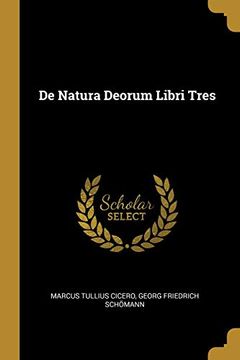 portada De Natura Deorum Libri Tres (en Alemán)