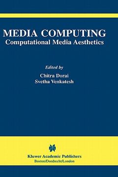 portada media computing: computational media aesthetics (in English)