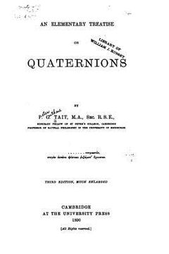 portada An Elementary Treatise on Quaternions