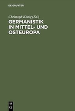 portada Germanistik in Mittel- Und Osteuropa (Trends in Linguistics)