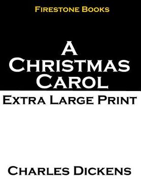 portada A Christmas Carol: Extra Large Print (en Inglés)