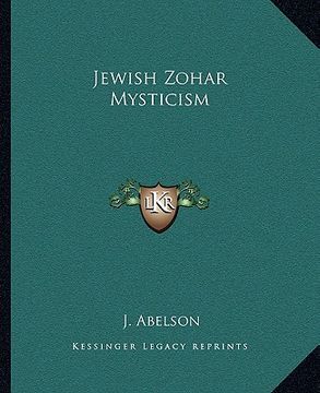 portada jewish zohar mysticism (en Inglés)