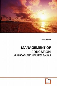 portada management of education (en Inglés)