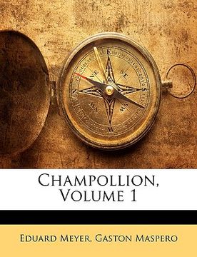 portada Champollion, Volume 1 (en Alemán)