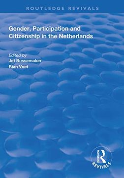 portada Gender, Participation and Citizenship in the Netherlands (en Inglés)