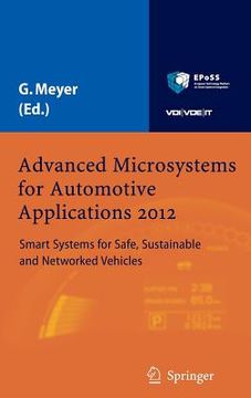 portada advanced microsystems for automotive applications 2012: smart systems for safe, sustainable and networked vehicles (en Inglés)