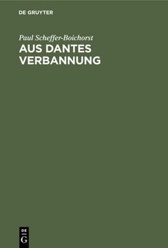 portada Aus Dantes Verbannung (in German)