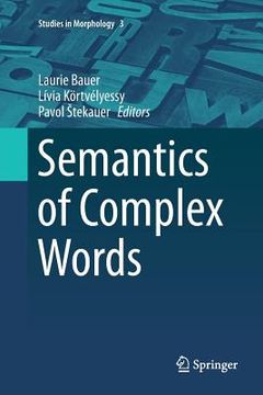 portada Semantics of Complex Words (en Inglés)