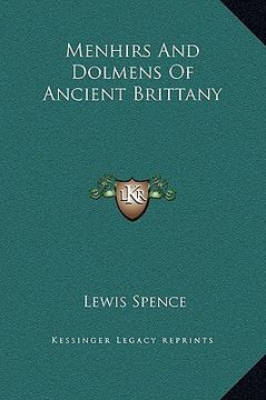 portada menhirs and dolmens of ancient brittany (en Inglés)