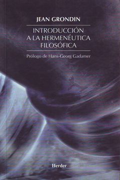 portada Introduccion a la Hermeneutica Filosofica (in Spanish)