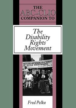 portada the abc-clio companion to the disability rights movement (en Inglés)