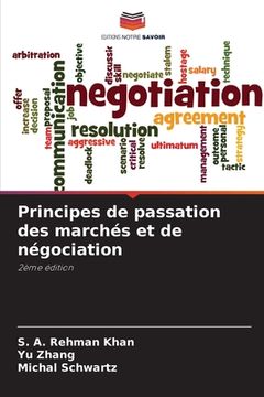 portada Principes de passation des marchés et de négociation (in French)