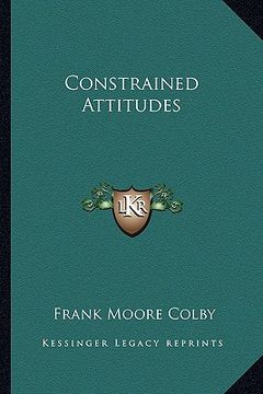 portada constrained attitudes (en Inglés)