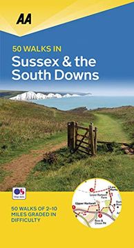 portada 50 Walks in Sussex (aa 50 Walks) (en Inglés)