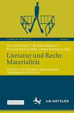 portada Literatur und Recht: Materialität (en Alemán)
