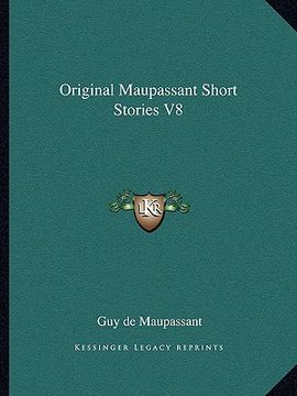 portada original maupassant short stories v8 (in English)