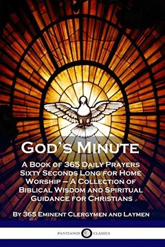 portada God's Minute: A Book of 365 Daily Prayers Sixty Seconds Long for Home Worship - a Collection of Biblical Wisdom and Spiritual Guidance for Christians (en Inglés)
