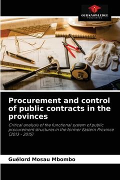 portada Procurement and control of public contracts in the provinces (en Inglés)