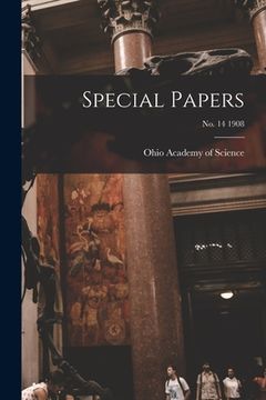 portada Special Papers; no. 14 1908 (en Inglés)