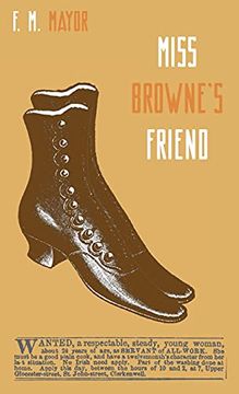 portada Miss Browne'S Friend: A Story of two Women (8) (Zephyr Books) (en Inglés)
