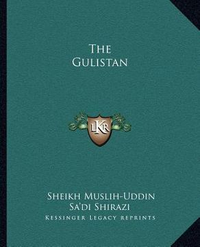 portada the gulistan (en Inglés)