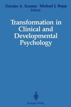 portada transformation in clinical and developmental psychology (en Inglés)