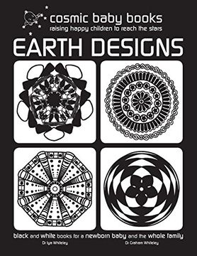 portada EARTH DESIGNS - Black and White Book for a Newborn Baby and the Whole Family (BLACK AND WHITE BOOKS FOR BABY AND WHOLE FAMILY)