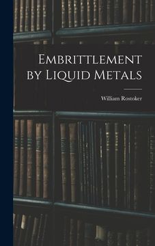 portada Embrittlement by Liquid Metals (en Inglés)