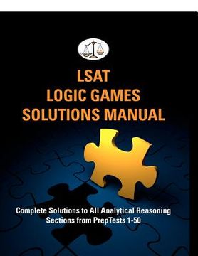portada lsat logic games solutions manual (en Inglés)
